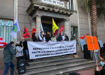 manif à cherbourg 